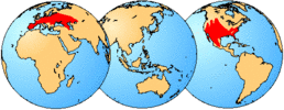 distribution of living members of the family Pelobatidae